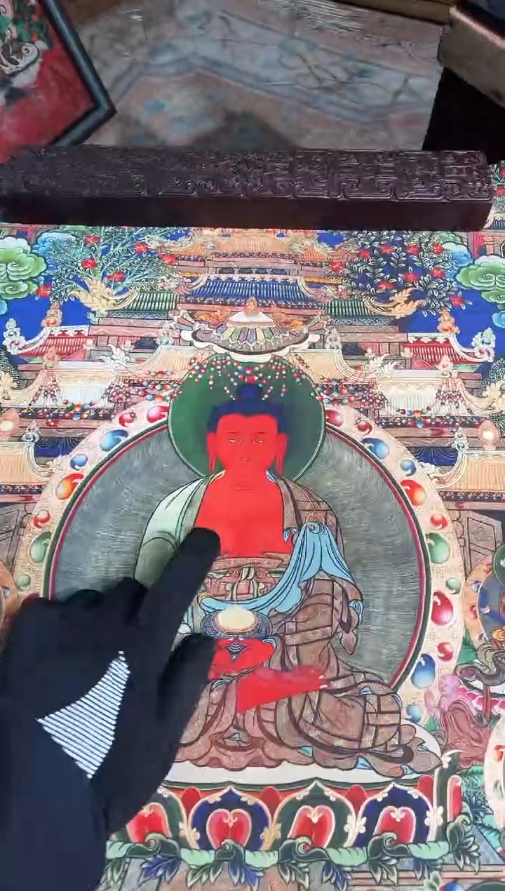 卷轴画路路的唐卡tk160