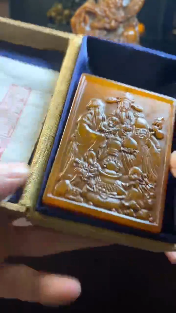 【闪购商品】寿山石印石田黄福禄寿牌