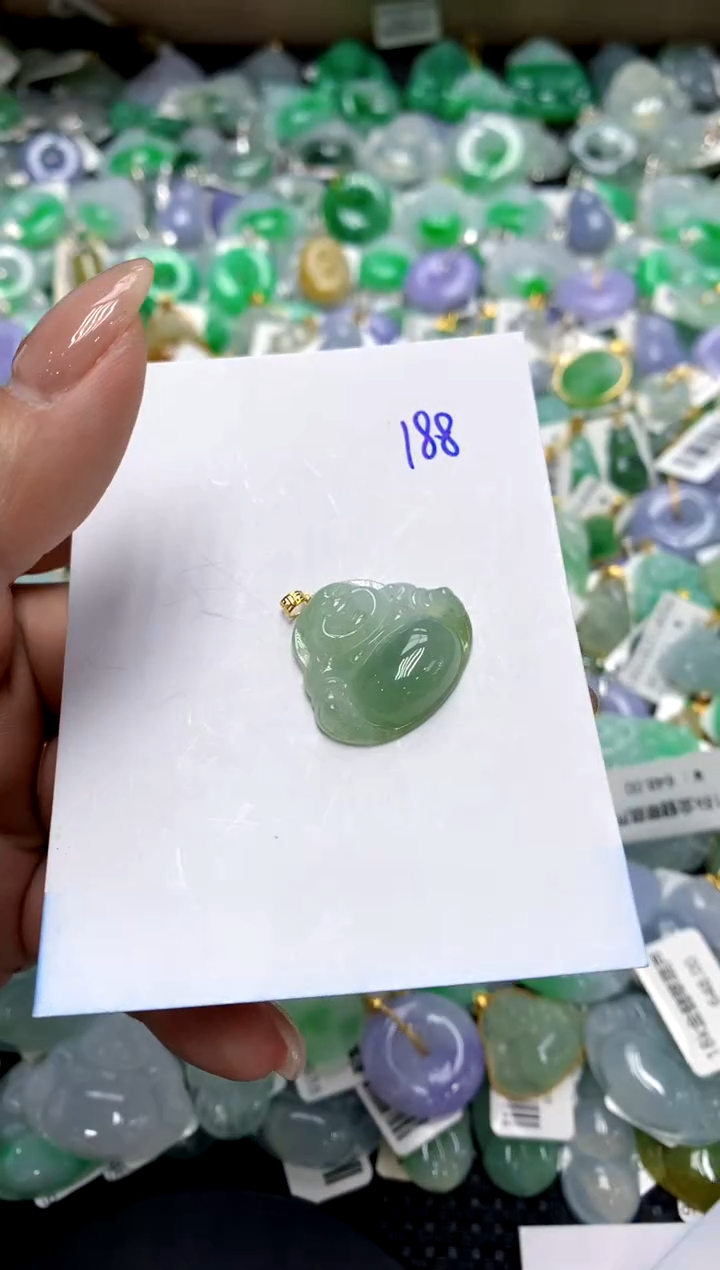 【闪购商品】翡翠颈饰18K金镶嵌1111111111111111