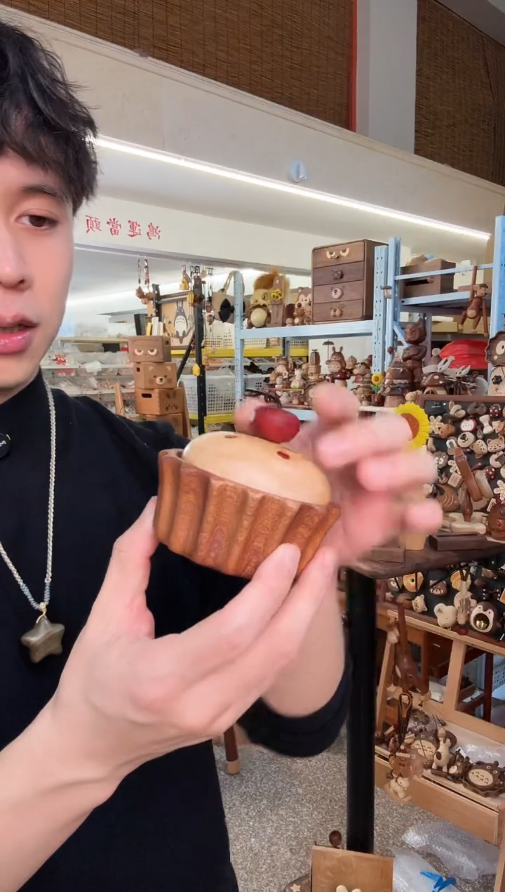 木破****?204微瑕小蛋糕收纳盒