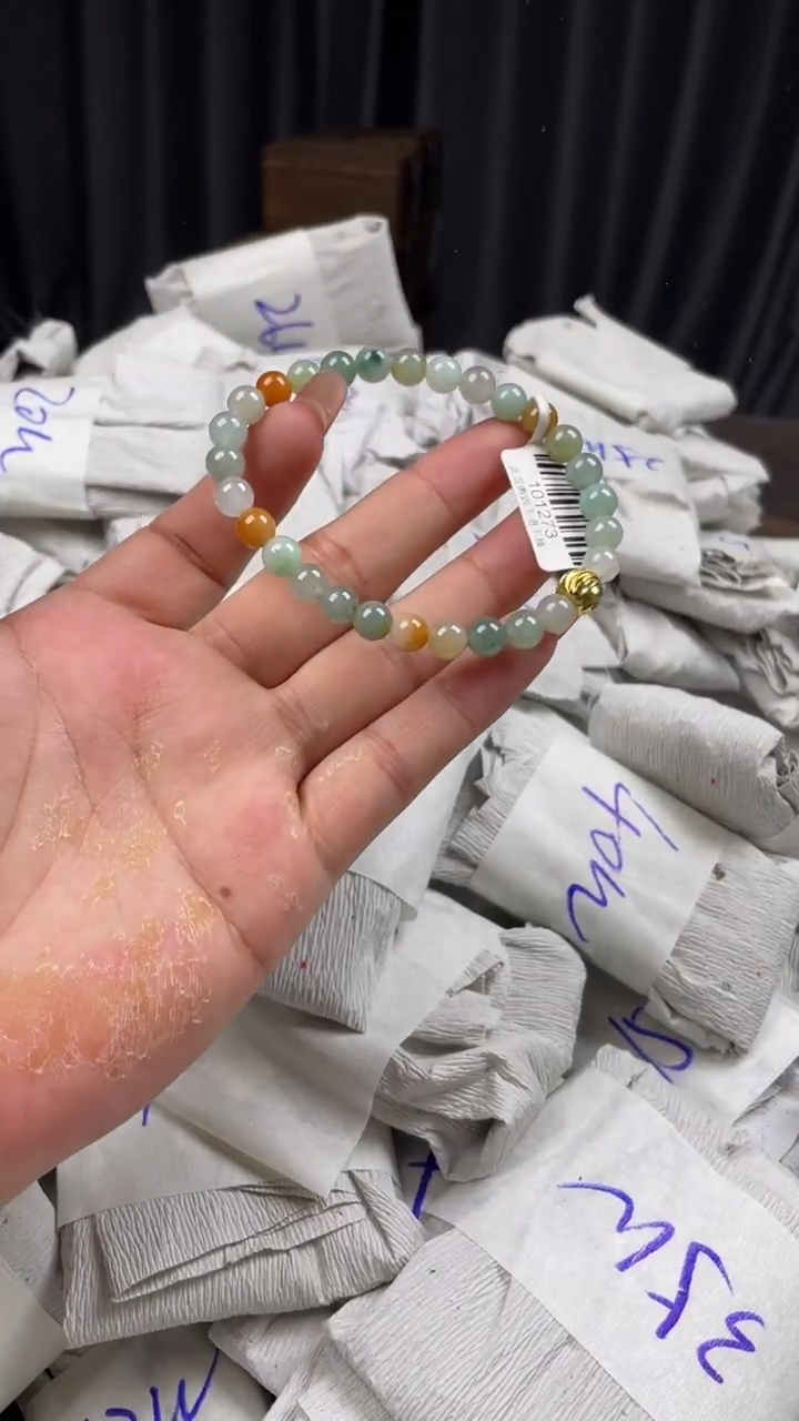 未镶嵌手链翡翠手串