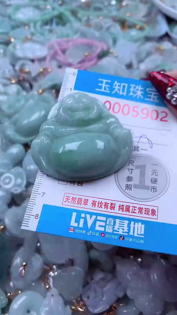 吊坠(不含链)未镶嵌翡翠5902