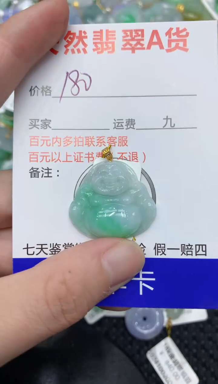 【闪购商品】翡翠颈饰18K金镶嵌11111111111