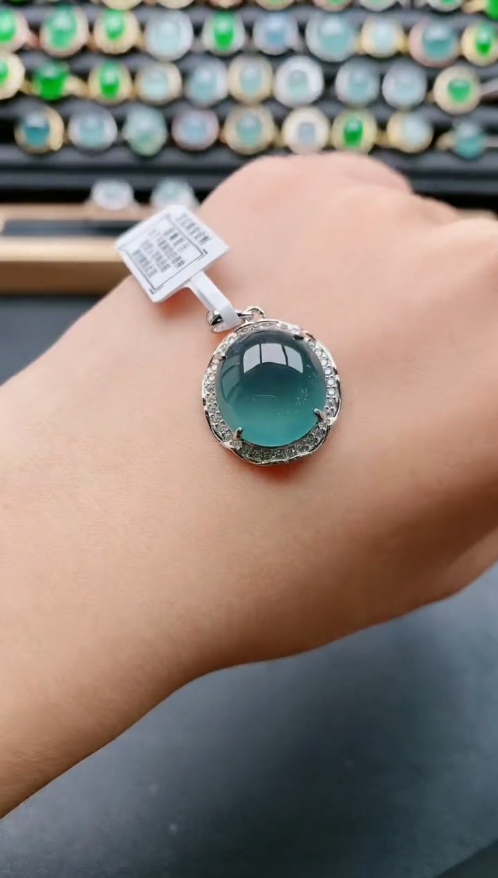 【闪购商品】翡翠戒指银S925镶嵌111111