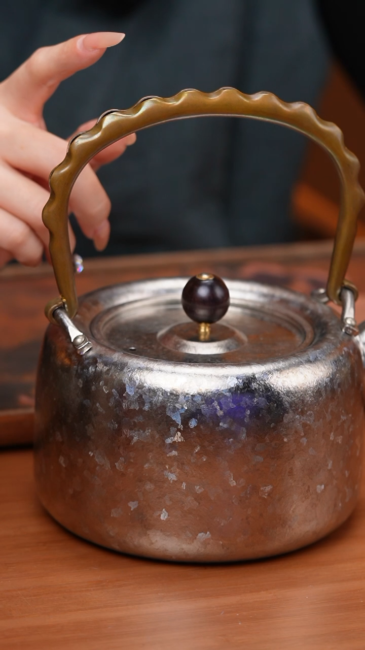 【闪购商品】纯钛冰晶烧水壶/本色/1000ml