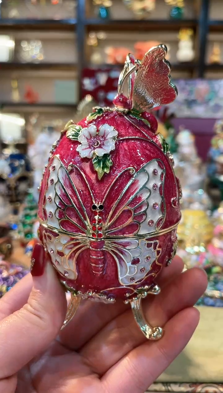 【闪购商品】精致珐琅彩首饰盒