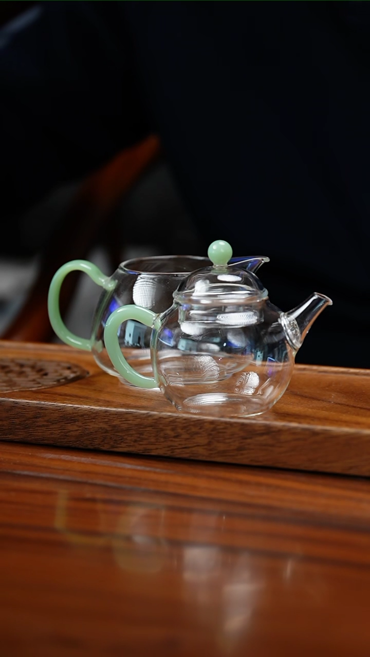 【闪购商品】品德坊禅韵泡茶壶青钰+明信唐102浅钰