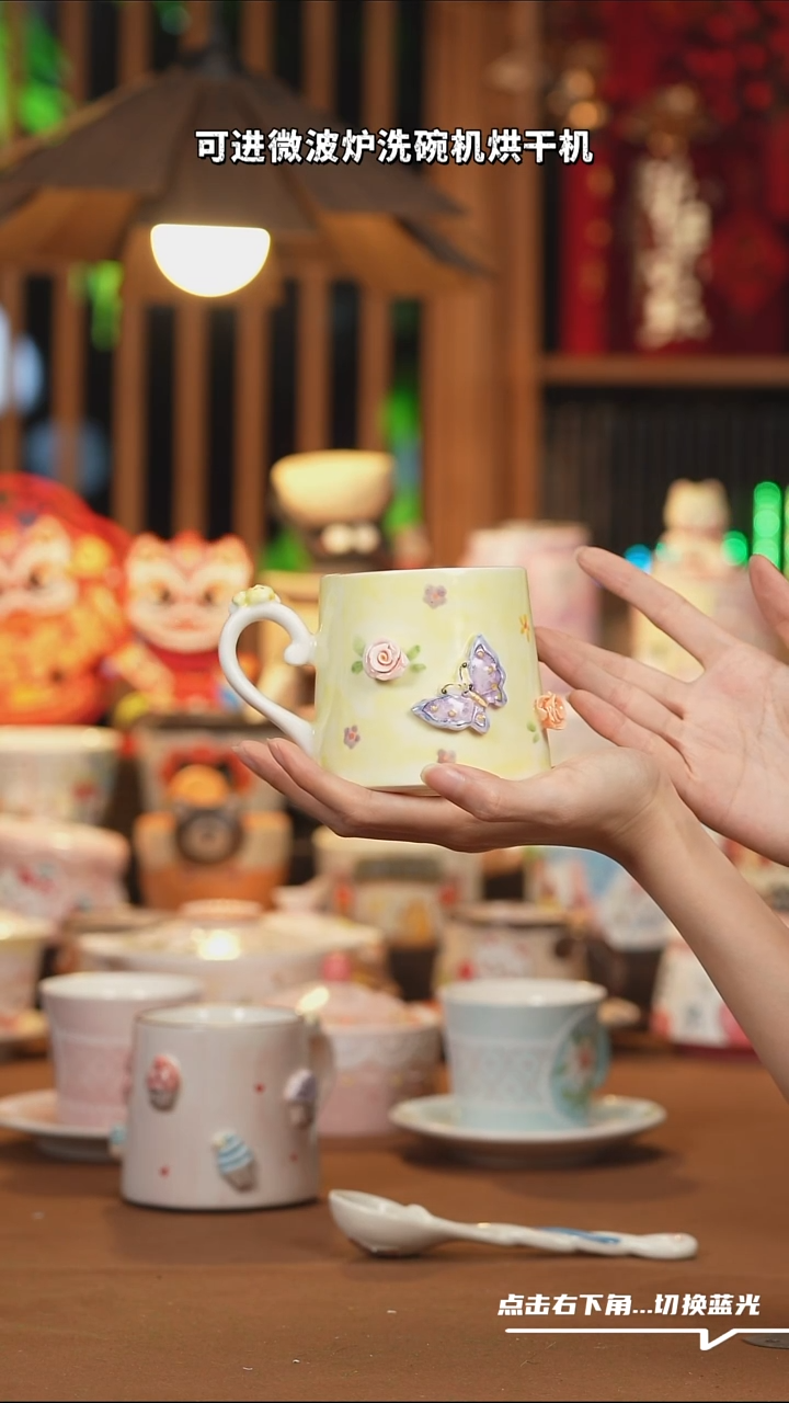 【闪购商品】摆件B062手工创意陶瓷杯子