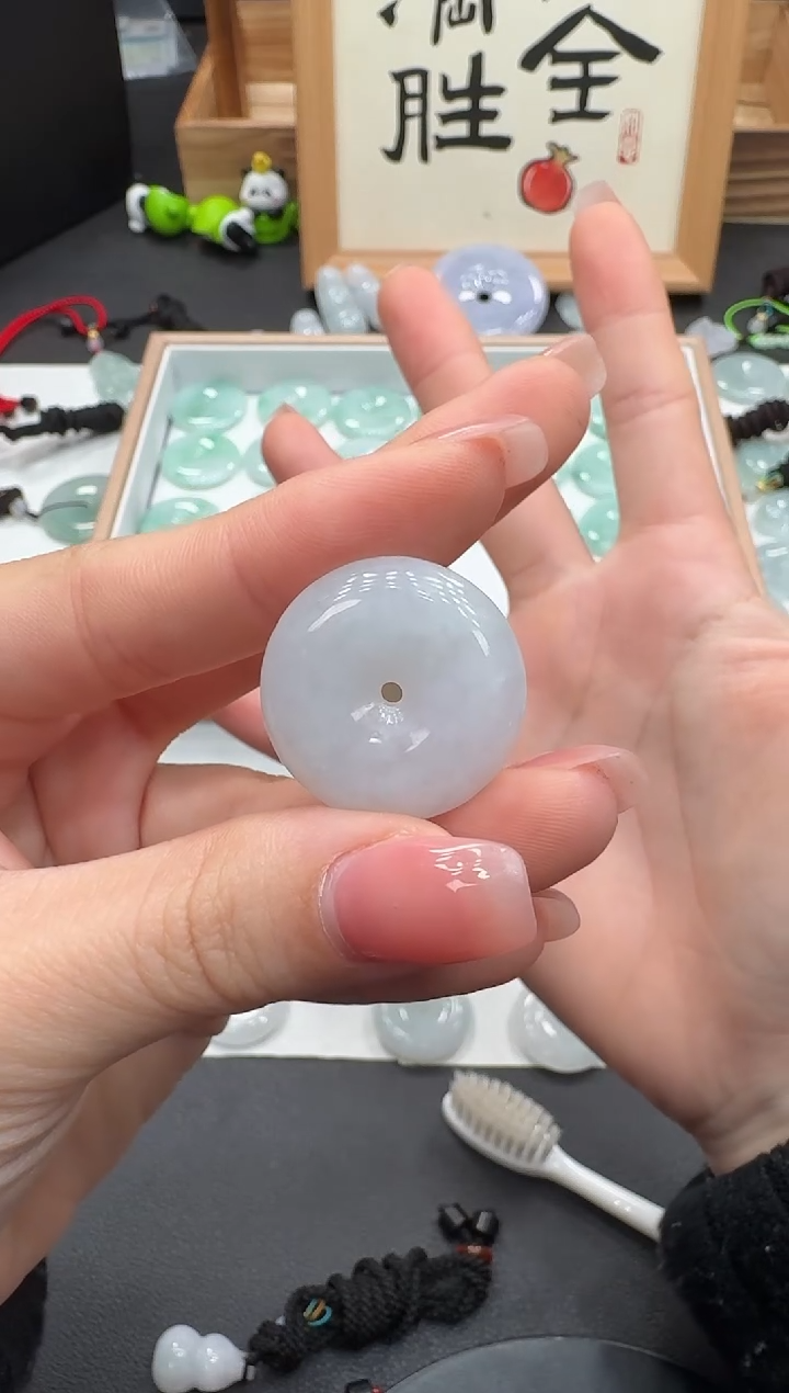 吊坠(不含链)未镶嵌翡翠胖*扣子多样性发其一