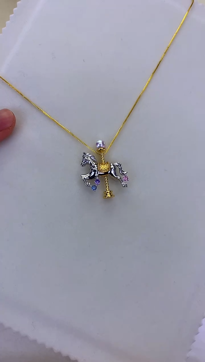 合金DA海水珍珠 GD289 胸针 6-7