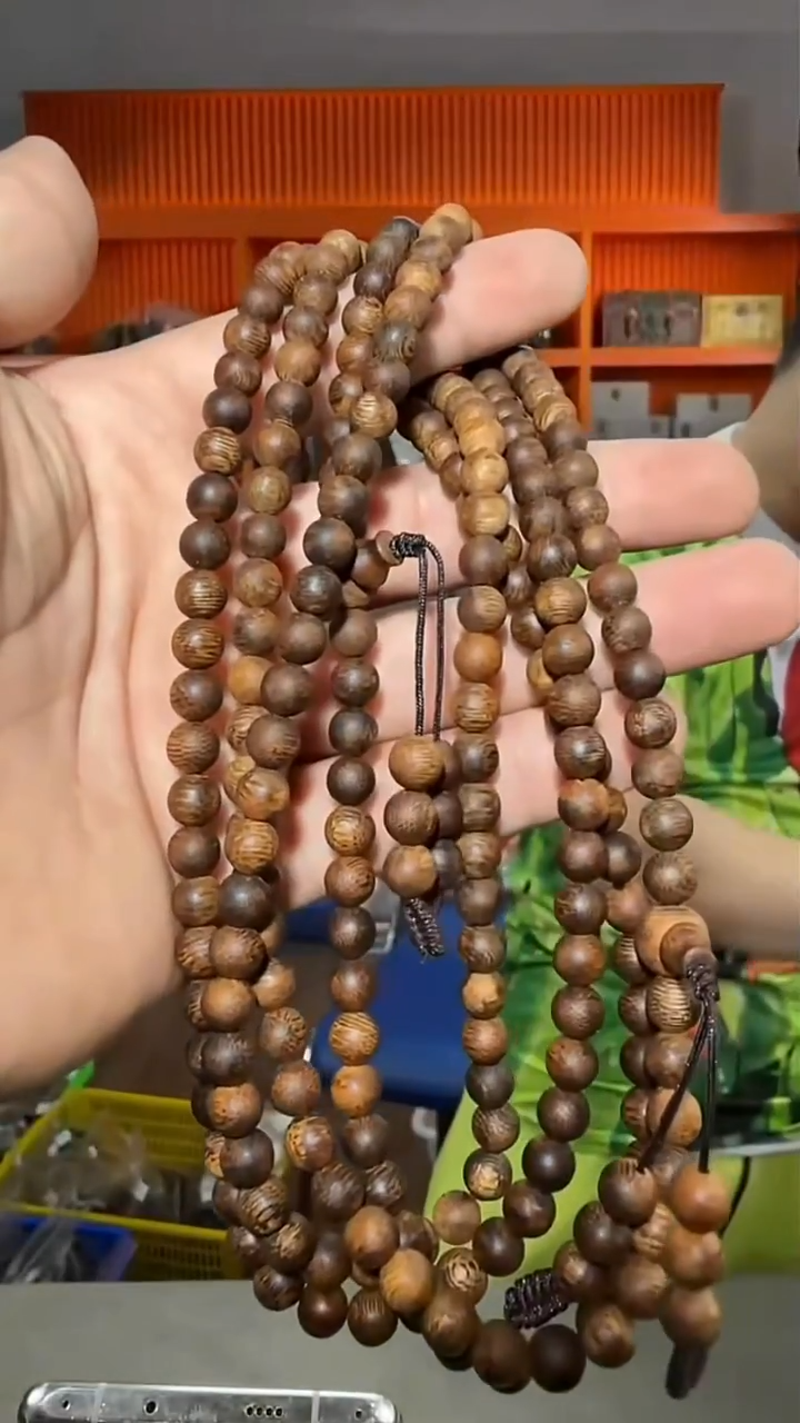 沉香手串106号长串0.7多样性发一
