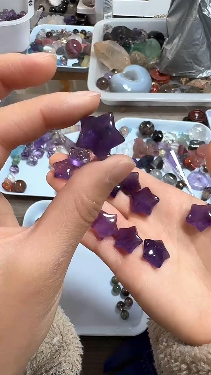 .未镶嵌水晶无，水晶