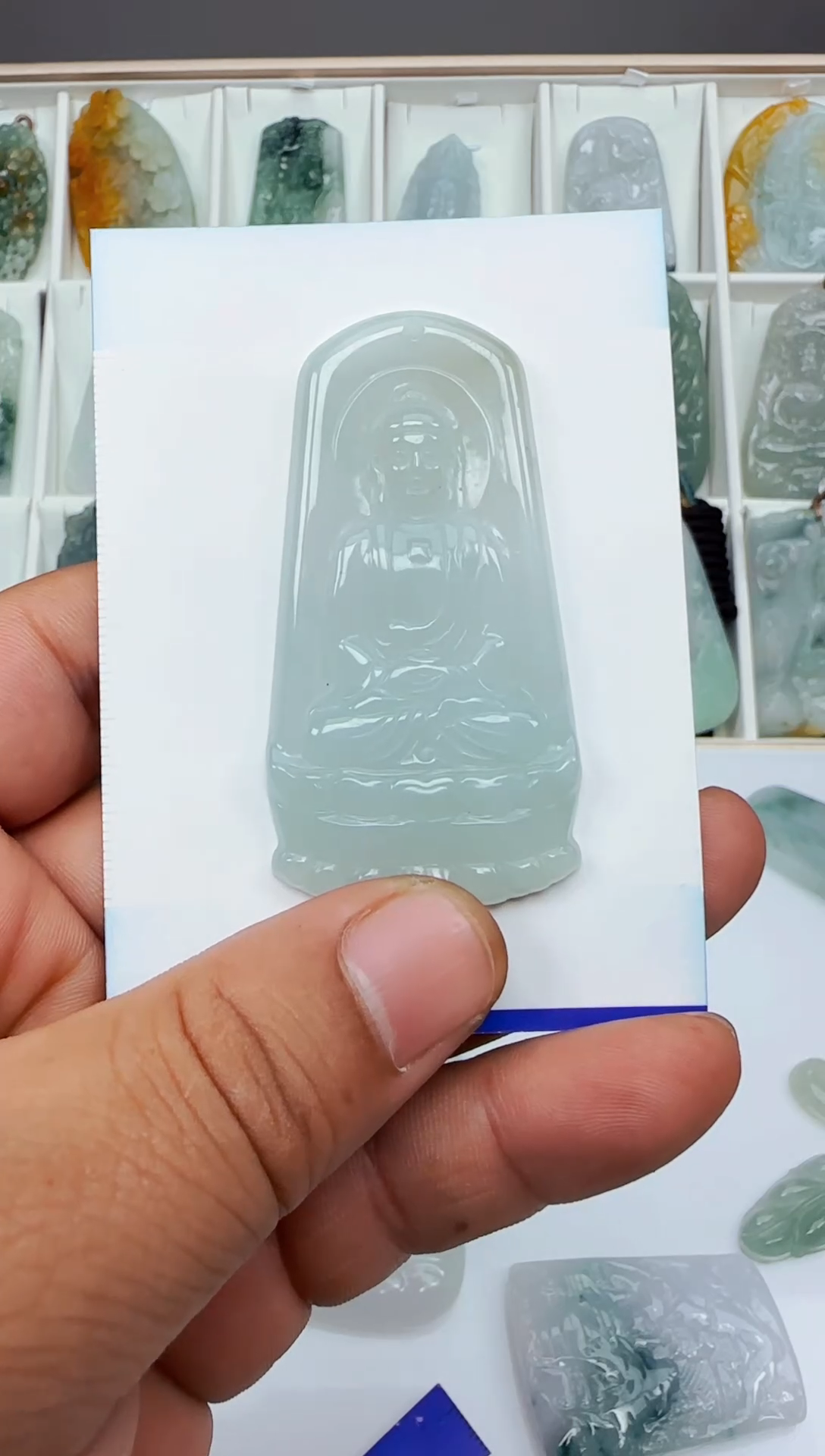 【闪购商品】翡翠颈饰未镶嵌缅甸天然A货翡翠