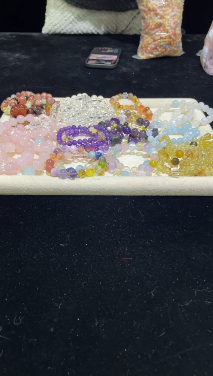 【闪购商品】烟晶手链合金28浮力011