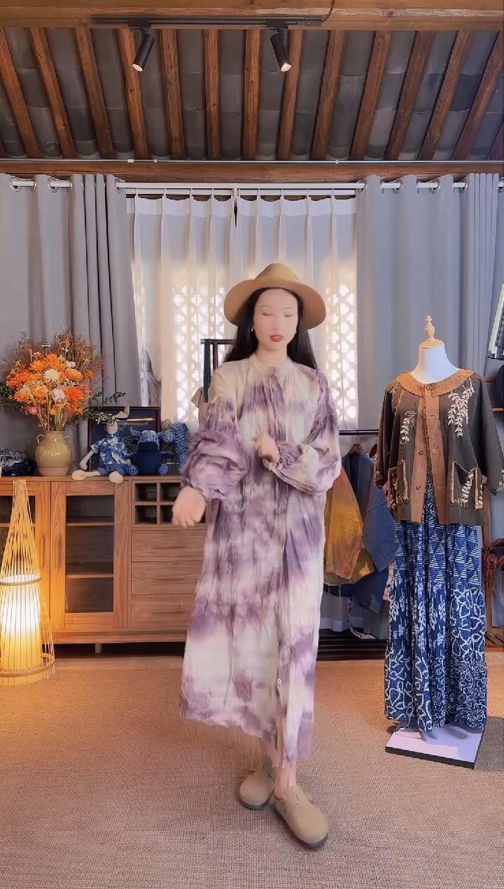 【闪购商品】设计师款水墨外衣