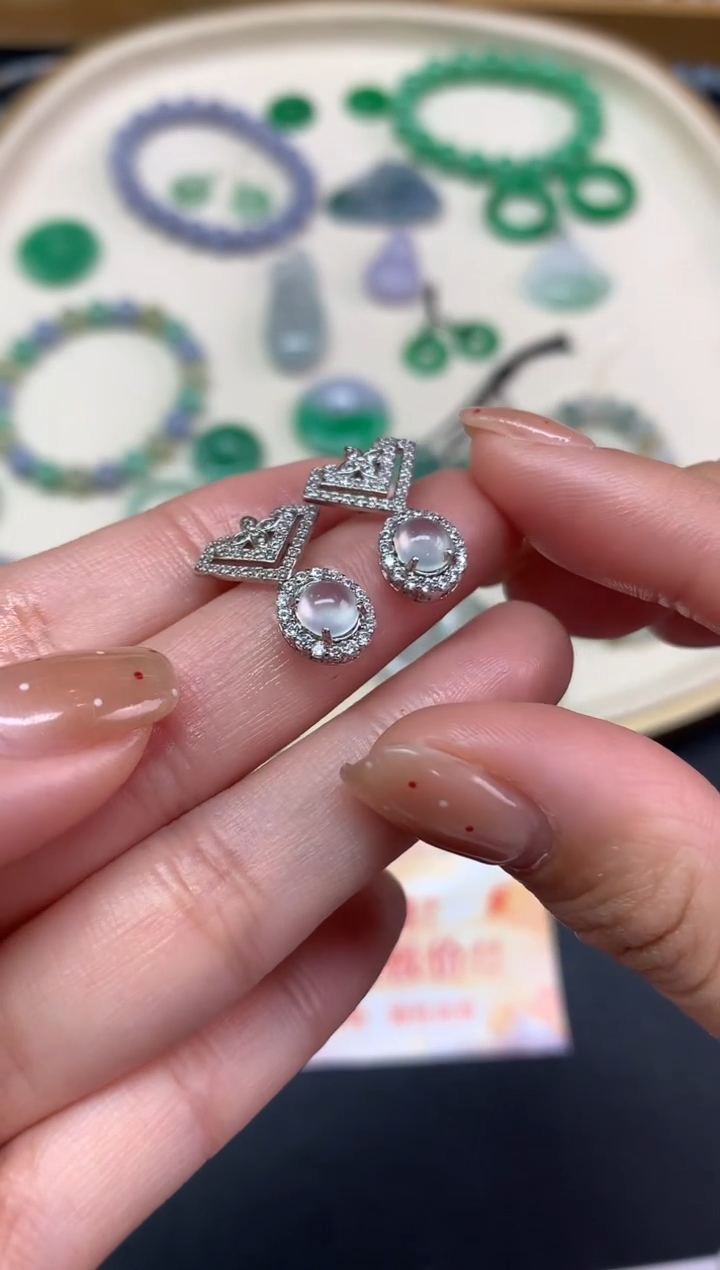 【闪购商品】定制翡翠银S925镶嵌不退|多样性发其一A530|