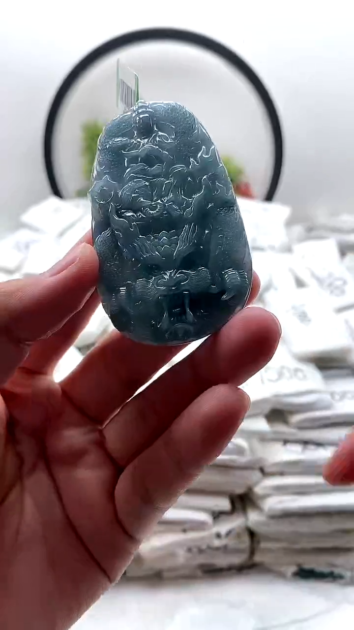 颈饰未镶嵌翡翠普贤