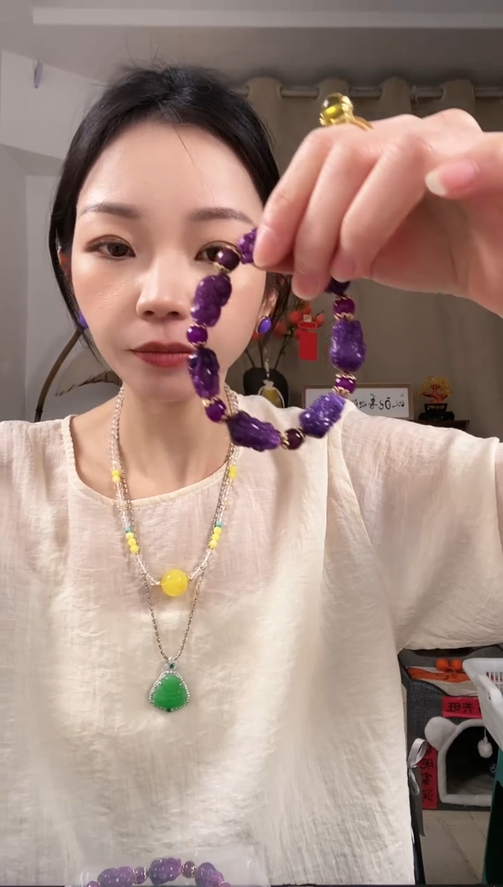 【闪购商品】琥珀颈饰未镶嵌E564EEEEE