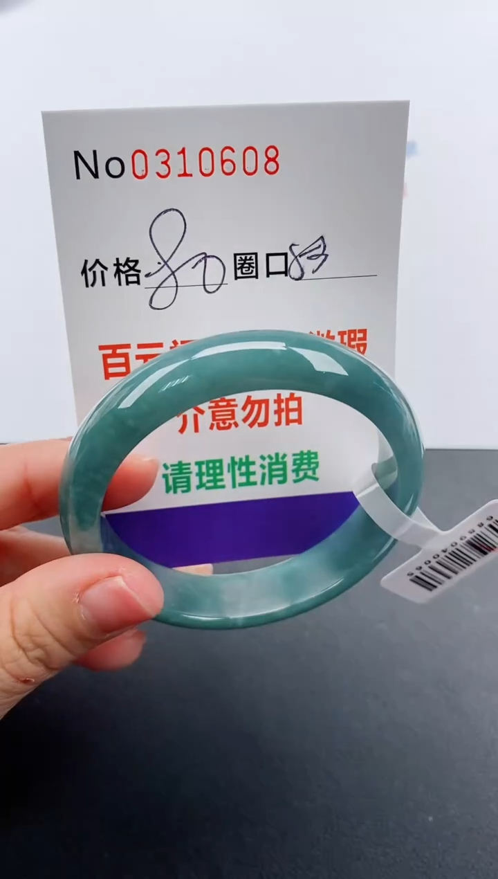 【闪购商品】翡翠手镯未镶嵌天然A货翡翠0310608