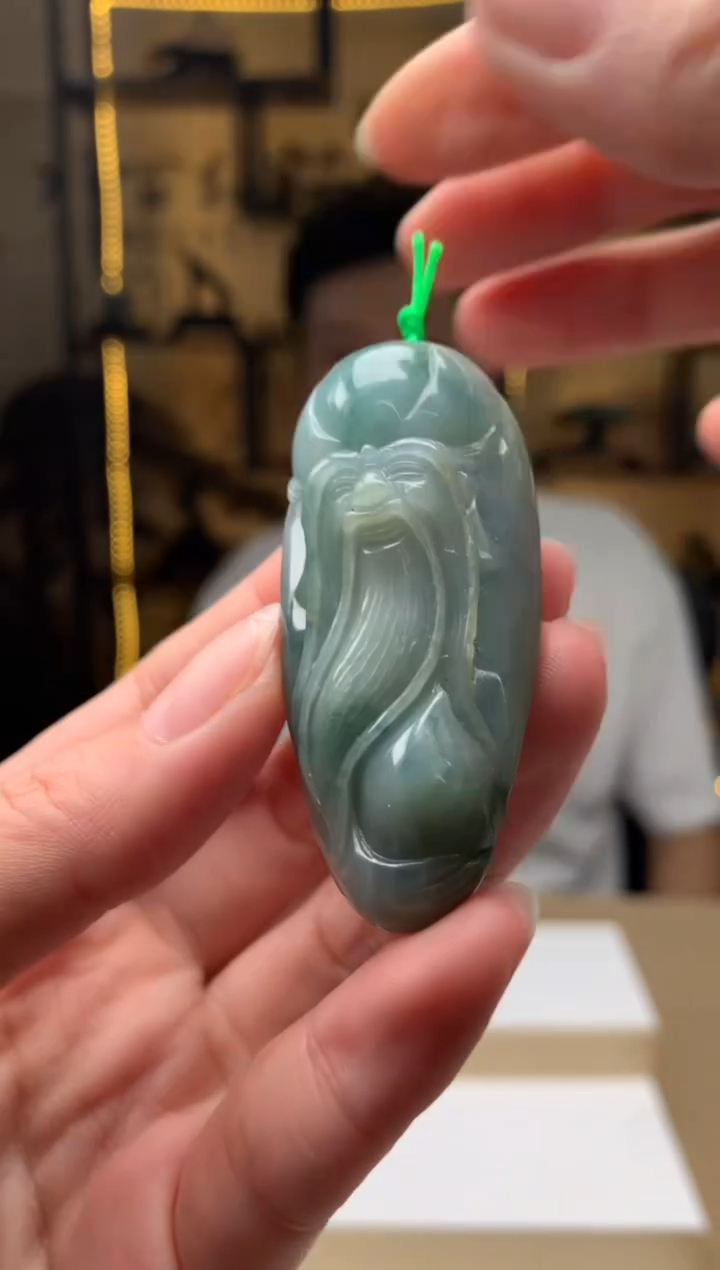 定制翡翠未镶嵌1102ry-毛货挂件25