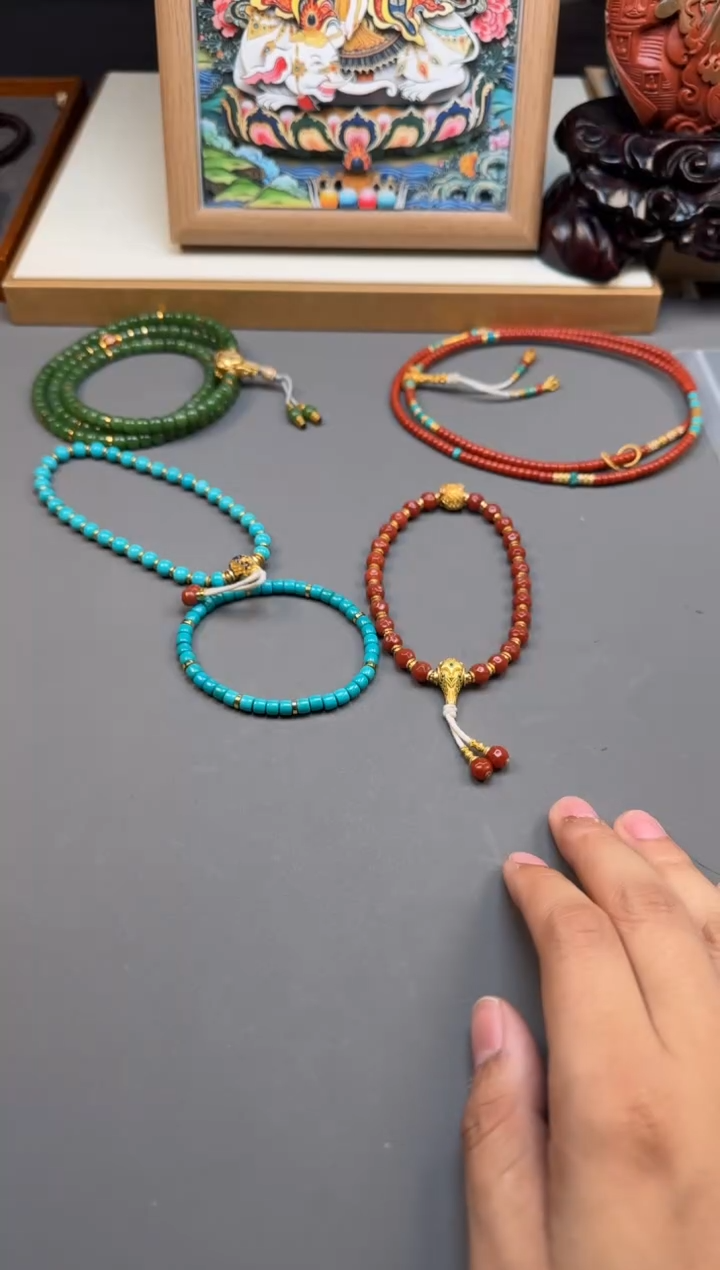 【闪购商品】乌木类手串足金镶嵌手串手串