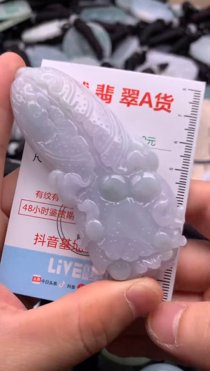 翡翠未镶嵌吊坠(不含链)1