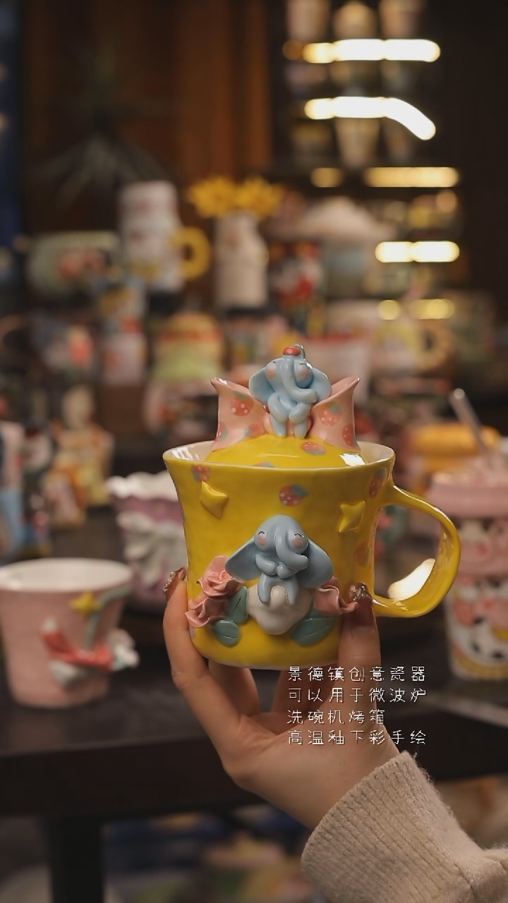 景德镇釉下彩绘设计师款式陶瓷