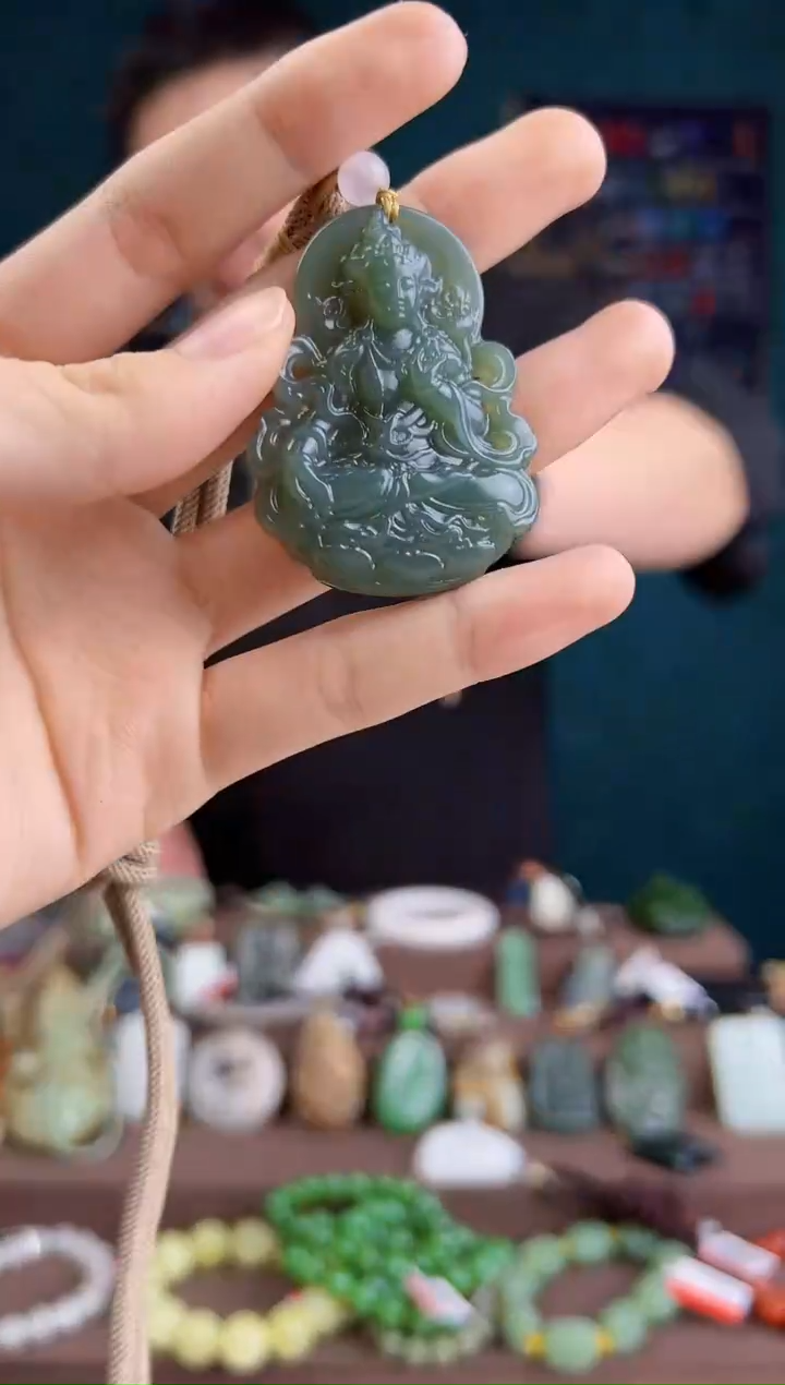 【闪购商品】和田玉颈饰未镶嵌ZZ 拍一发一 多样性发货
