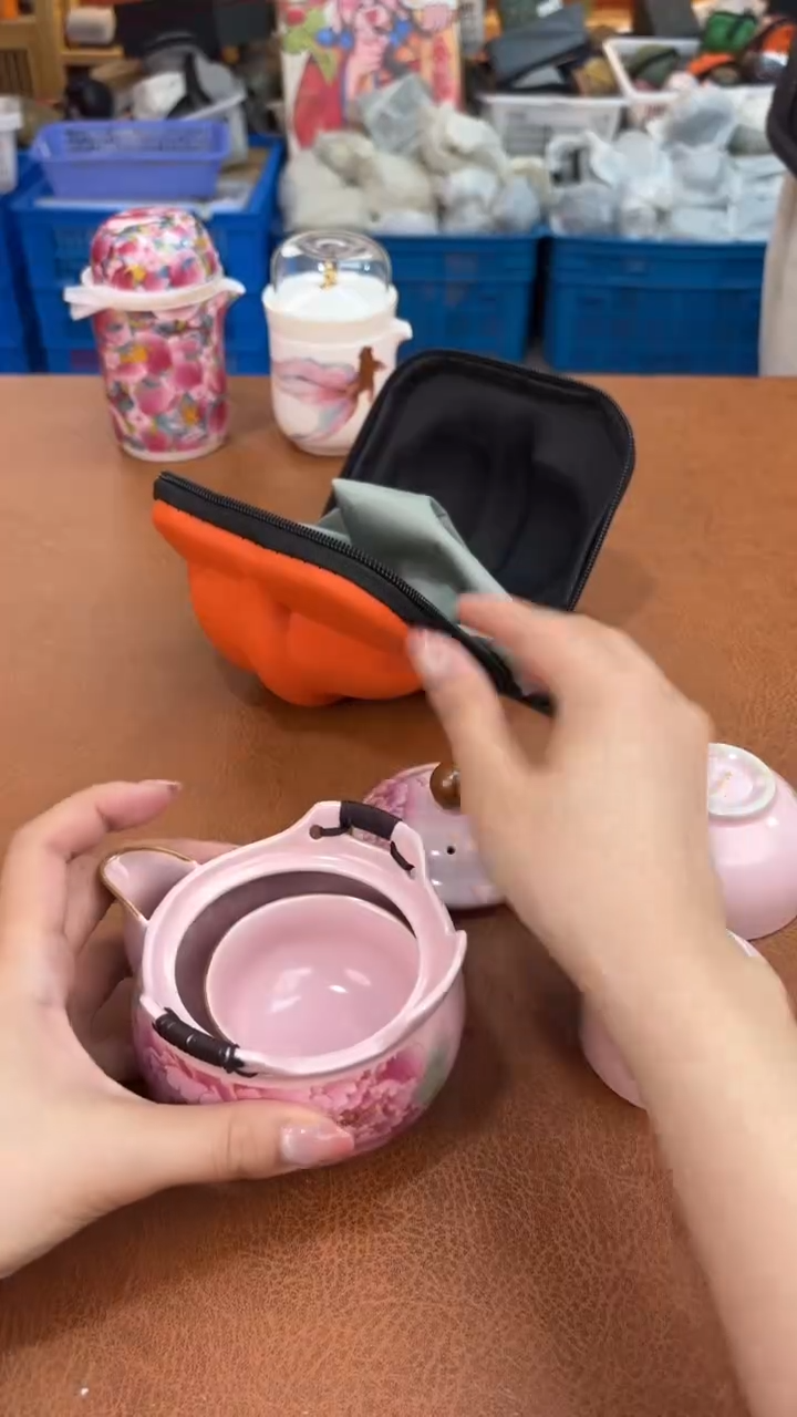 真的很便宜超好看会出片的旅行茶具