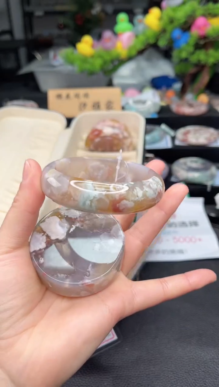 石英质玉未镶嵌手镯60圈口 （赠品镯心）6571419