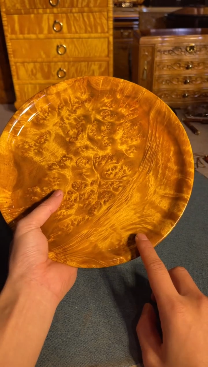 乌木类成套家具瘤疤圆盘 20