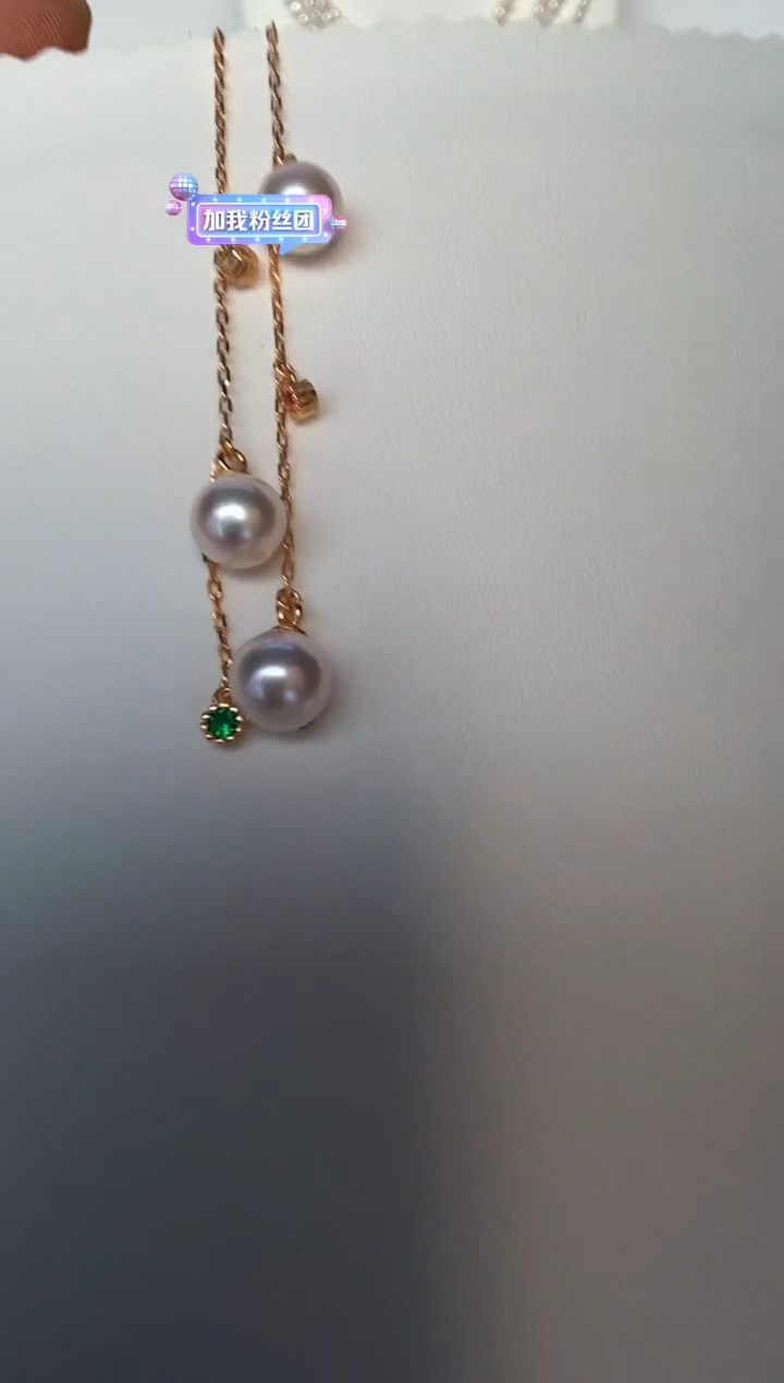 海水珍珠银S925镶嵌手链手链