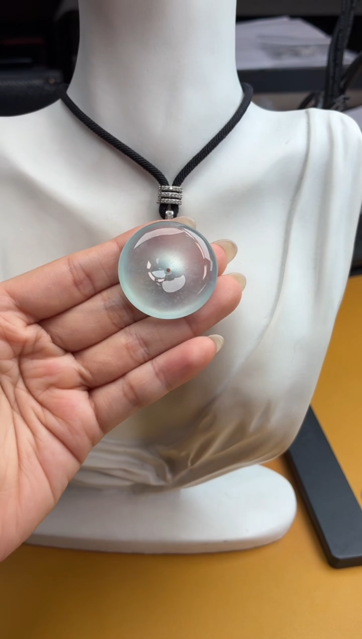 吊坠(不含链)未镶嵌翡翠39 平安扣 33.9 8.6