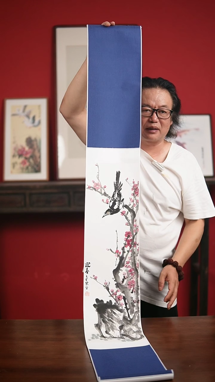 国画手写手绘-20*155卷轴