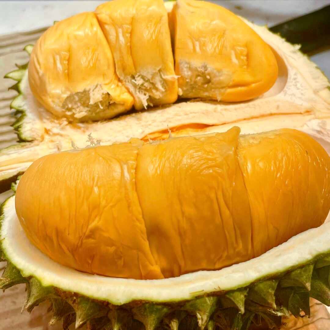 1【鲜果闪送】树熟新鲜黑刺榴莲AA果核大 一物一拍（3-8斤）黑刺泰国马来西亚