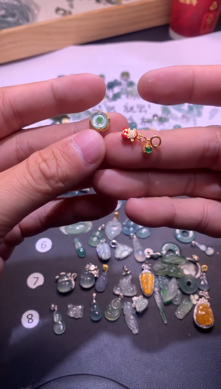 【闪购商品】翡翠吊坠(不含链)银S925镶嵌1