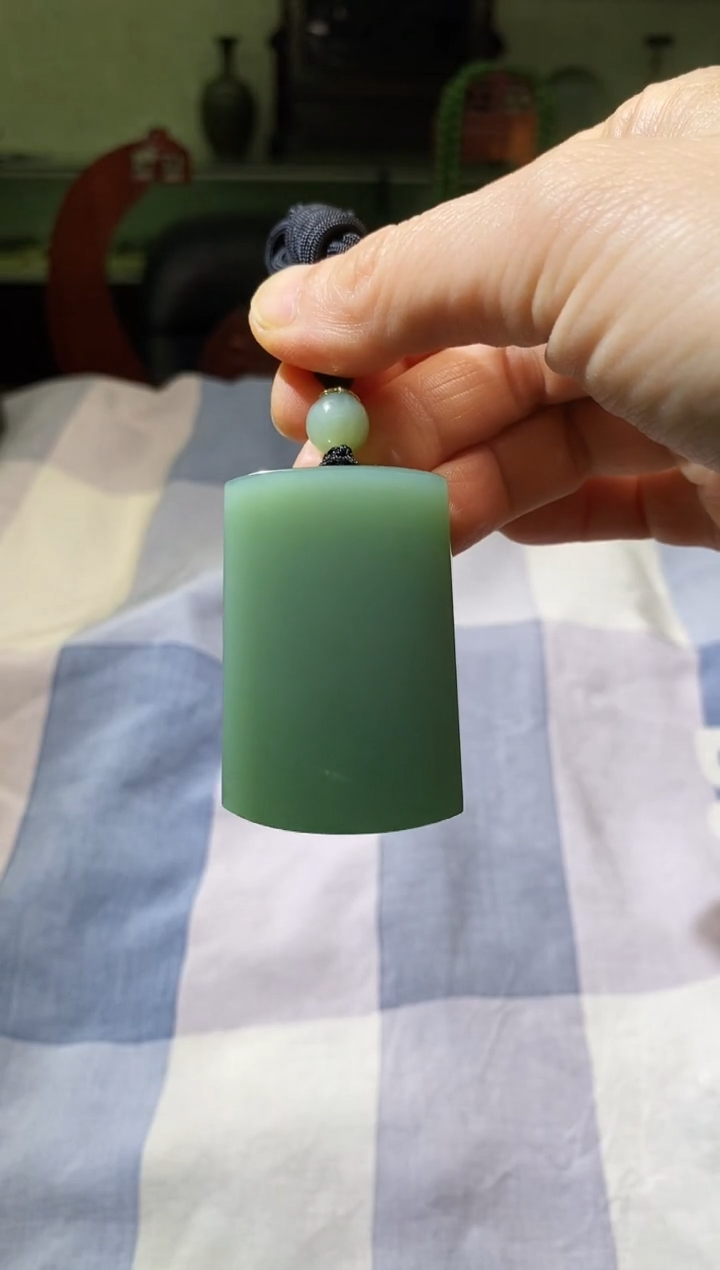 吊坠(不含链)未镶嵌和田玉用****0和田玉无事牌挂件