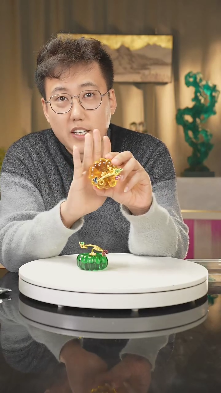 【闪购商品】雅致水晶琉璃 摆件 花器 果盘 茶酒具