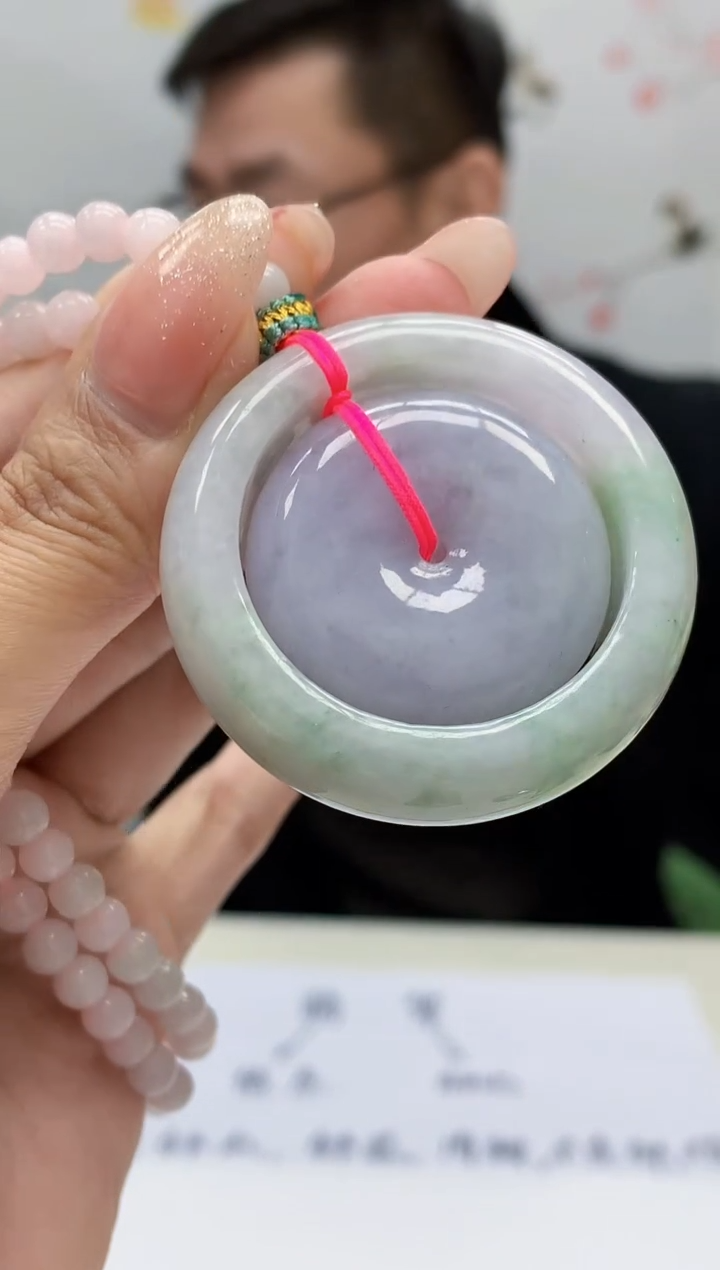 【闪购商品】定制翡翠未镶嵌5152MM-毛货挂件101