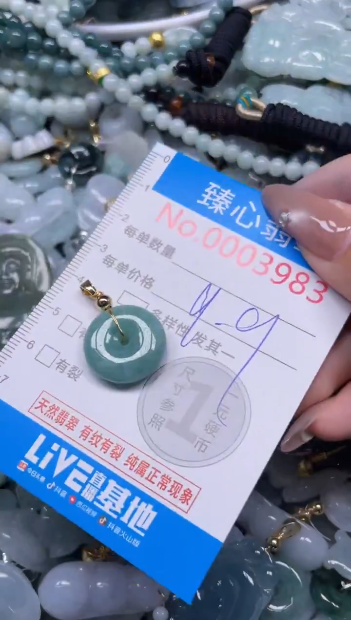 颈饰未镶嵌翡翠3983