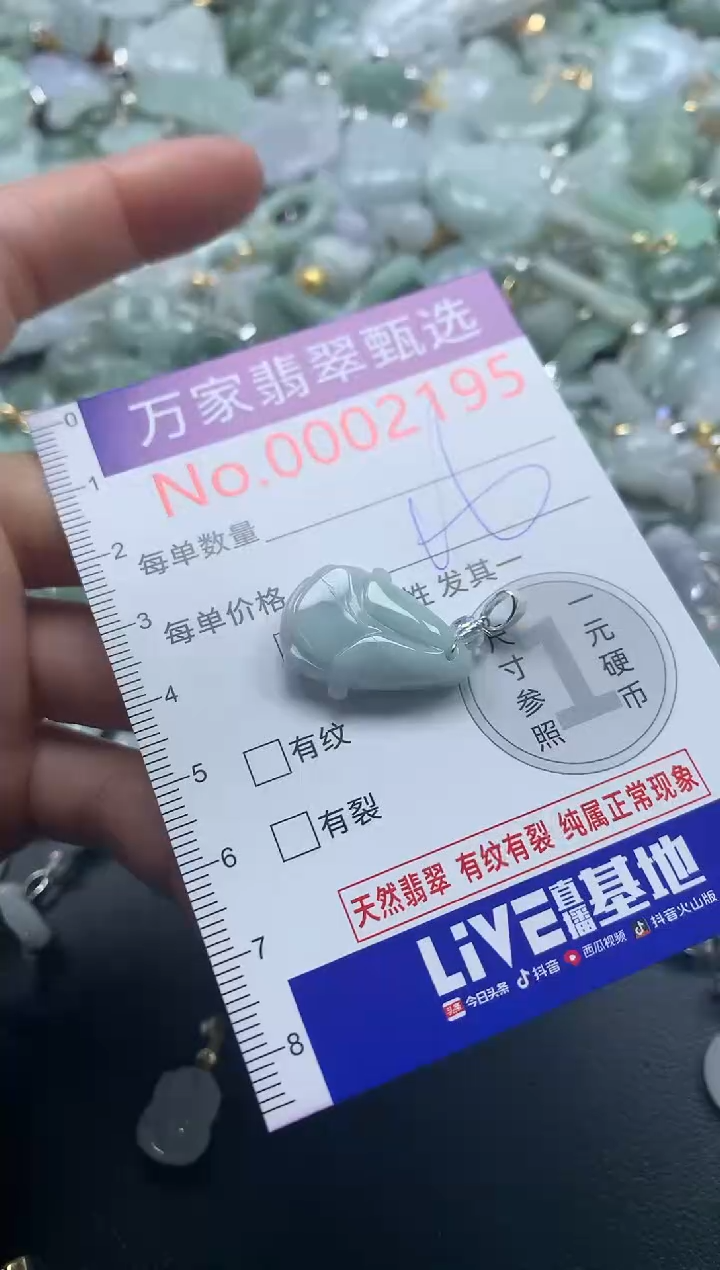 吊坠(不含链)未镶嵌翡翠2195