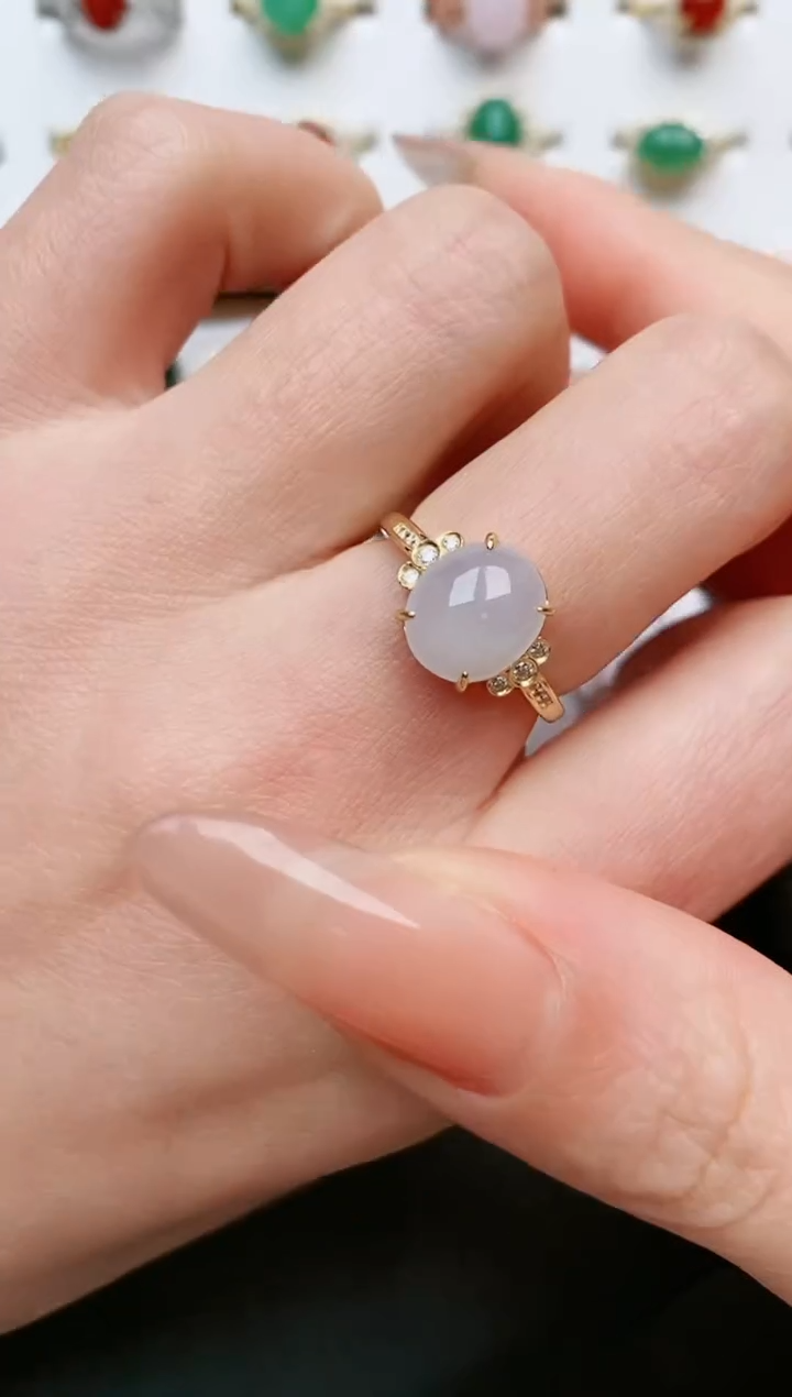 【闪购商品】翡翠戒指银S925镶嵌....