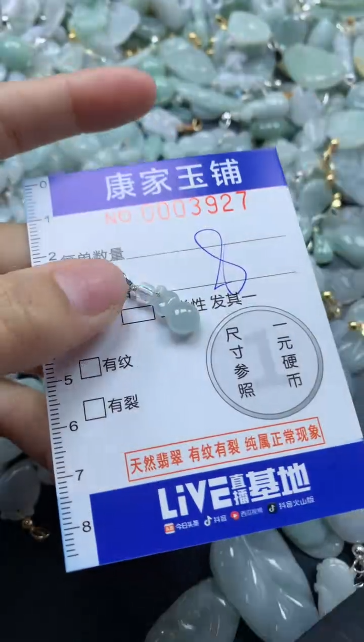 颈饰未镶嵌翡翠3927