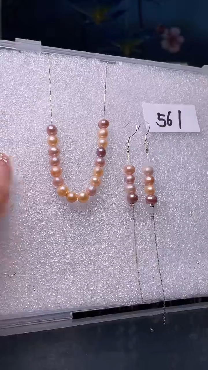未镶嵌耳饰淡水珍珠喜欢拍