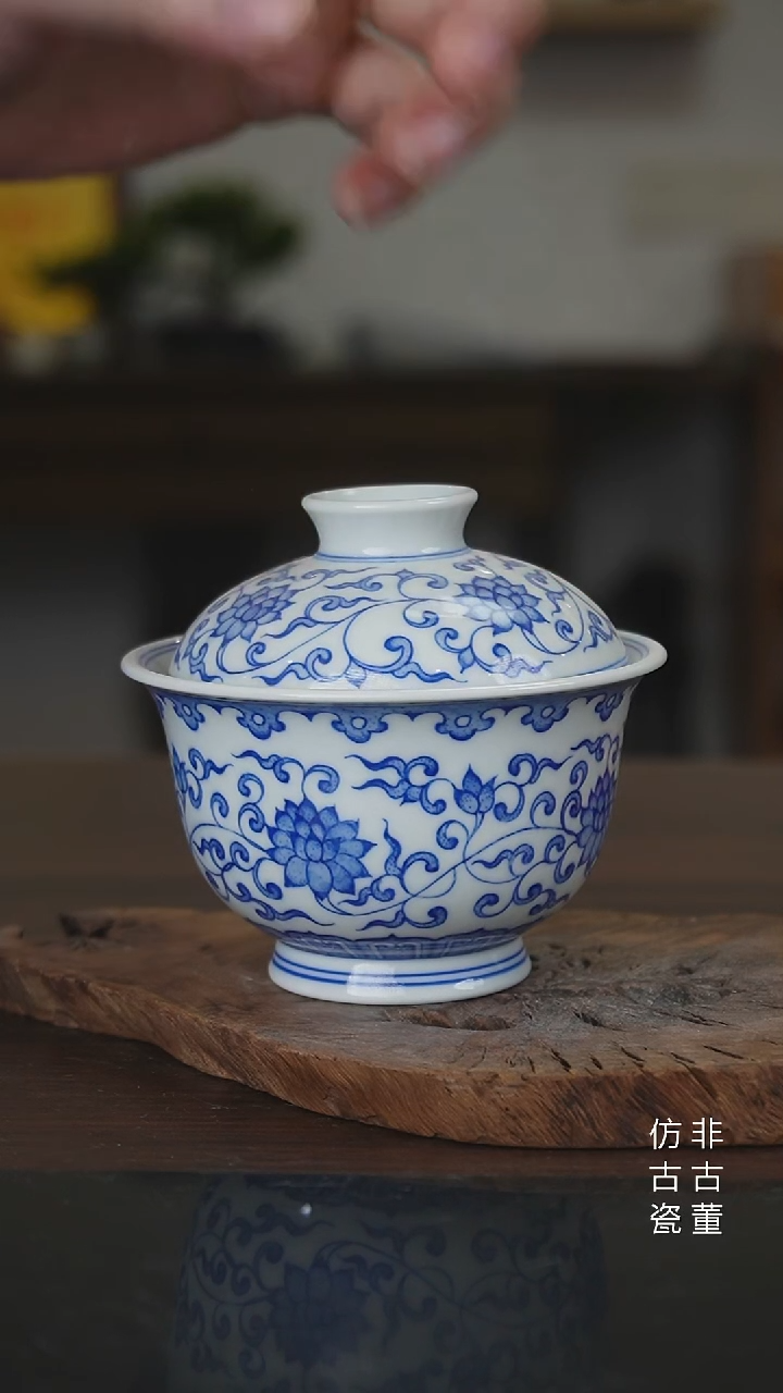 景德镇手工手绘陶瓷微瑕