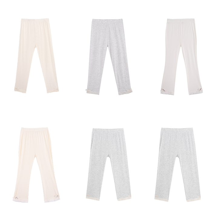 皇室童缘2025夏季女童新品时尚休闲舒适打底裤合集