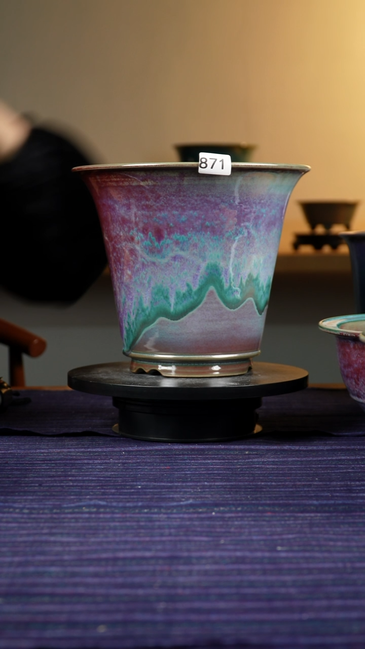 ?****?871窑变兰花盆20.5/19/24/22