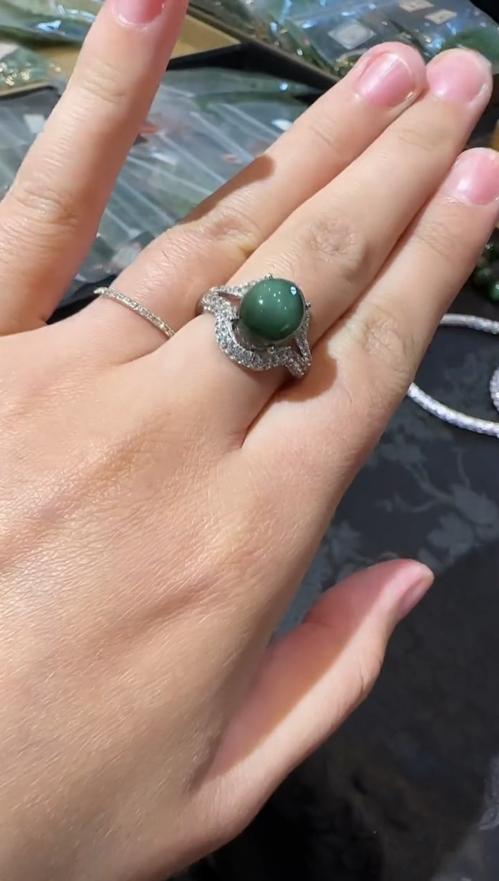 【闪购商品】和田玉戒指未镶嵌1