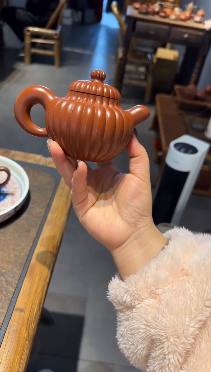 【闪购商品】紫砂茶壶筋纹道洪