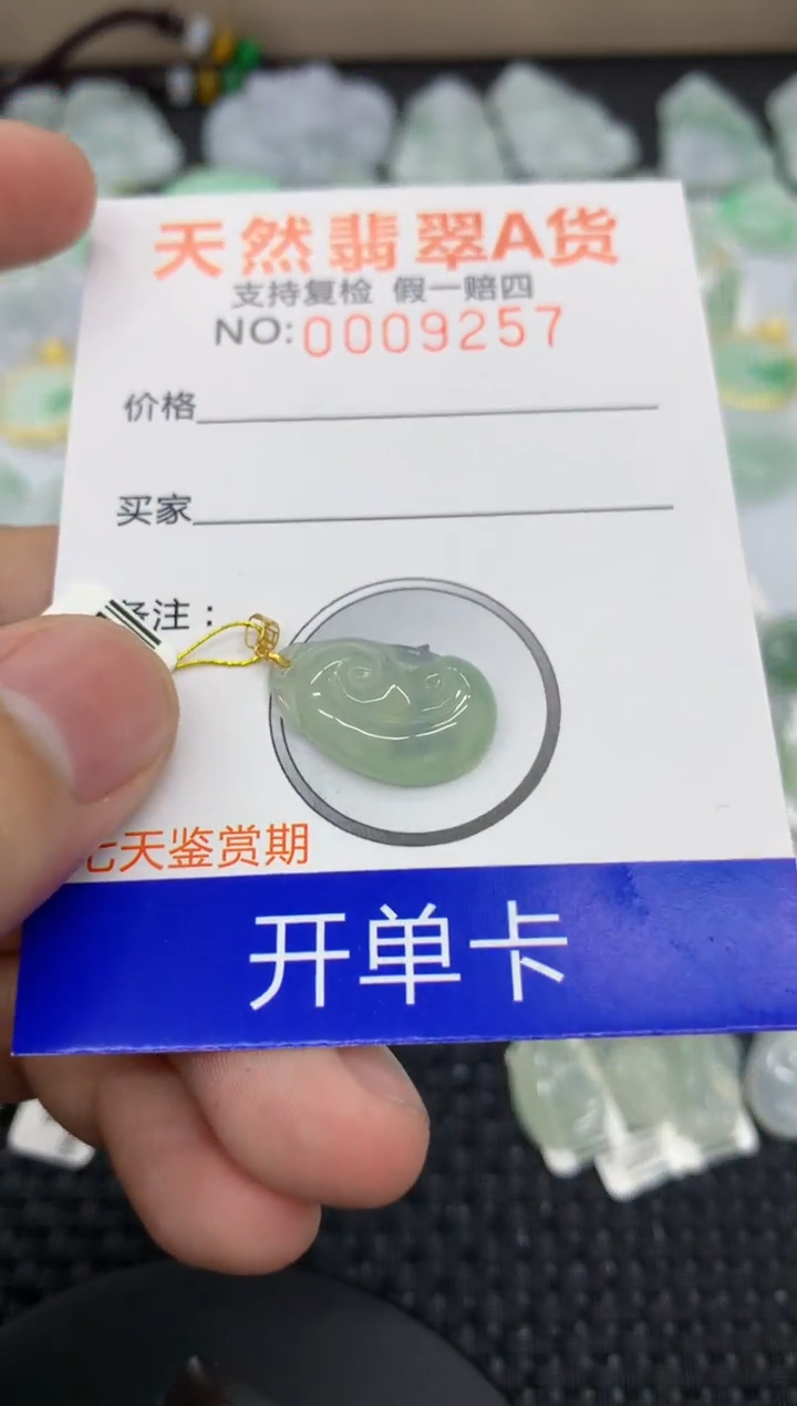 【闪购商品】翡翠颈饰18K金镶嵌11111111111